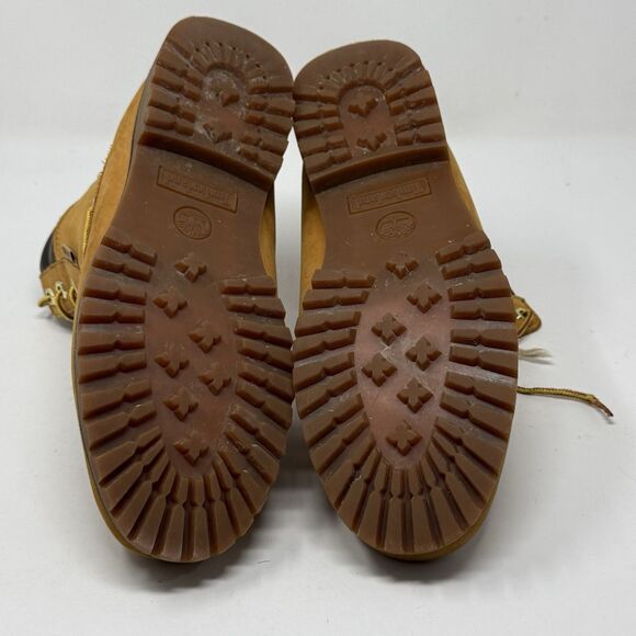 Timberland Oakwell 7 Eye Moc Toe Boots Mens 10 M Brown Nubuck Leather Lug Shoes